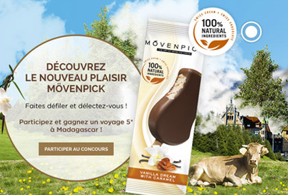 homepage of Mövenpick website